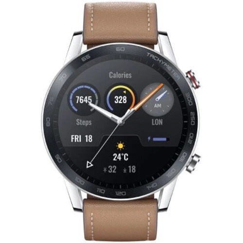 Смарт-часы Honor MagicWatch 2 46mm Flax Brown (55024944): Время работы 14 дней автономной работы