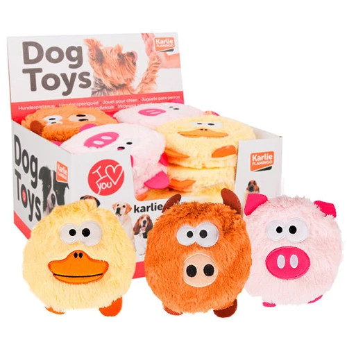 Мягкая игрушка для собак Flamingo Head Plush плюш 13 см (44229)