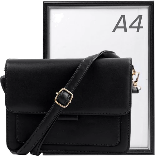Жіноча сумка крос боді Valiria Fashion чорна (4DETBI745-2): Застібка Магнітна