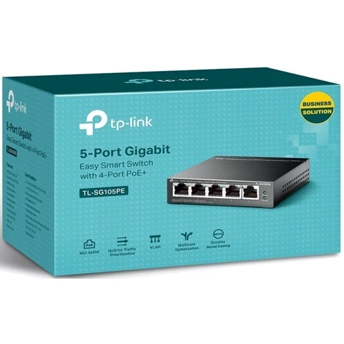 Сетевой коммутатор TP-Link TL-SG105PE: Количество портов Fast Ethernet (10/100) нет