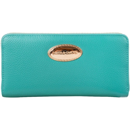 Жіночий гаманець Smith & Canova бірюзовий (FUL-28537-peacock)