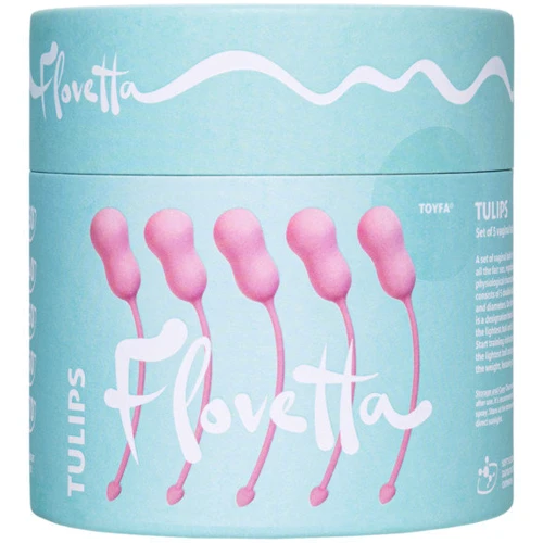 Набор вагинальных шариков Flovetta By Toyfa Tulips Pink