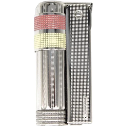 Зажигалка Imco бензиновая Super/Triplex Oil chrome yellow/red Two Tone (IM1800085)