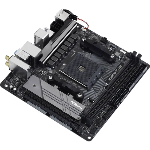 ASRock B550M-ITX/ac: Разъемы на плате USB 3.2 Gen 1, USB 2.0, SATA 3.0, M.2