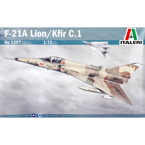 Модель Italeri Истребитель F-21A Lion/Kfir C.1 (IT1397)