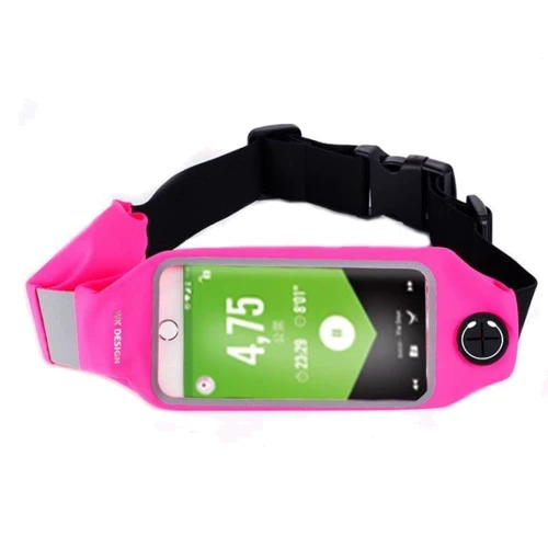 Чехол для iPhone WK Lemove Waist Bag 6.7" Pink (WT-B08-PK): Цвет розовый