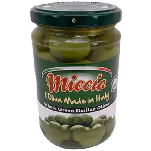Оливки Micciolive зеленые сицилийские 1.7 л (8028855002170)
