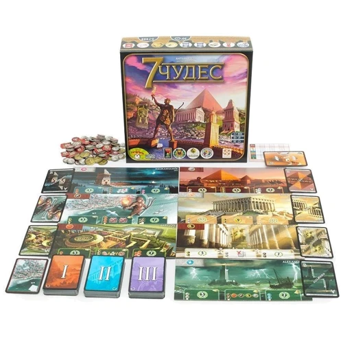 Настольная игра Стиль жизни 7 Чудес (7 wonders) (рус.) фото 6