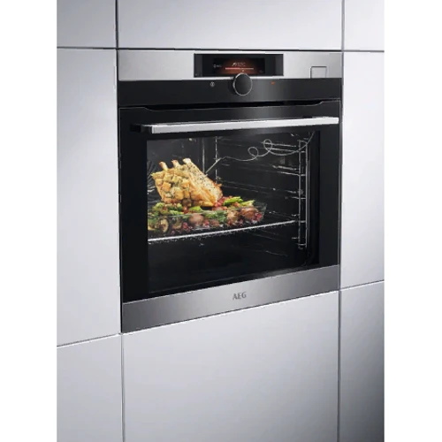 Духова шафа електрична AEG BSK 882320 M: Об'єм, л 70
