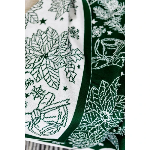 Плед Прованс Рождественник зеленый 130х170 см (29802)