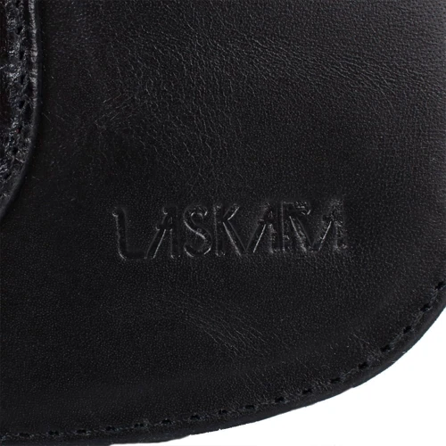 Женская сумка почтальонка Laskara черная (LK-DD217-black-croco): Тип ручки Плечевой ремень, Без ручки