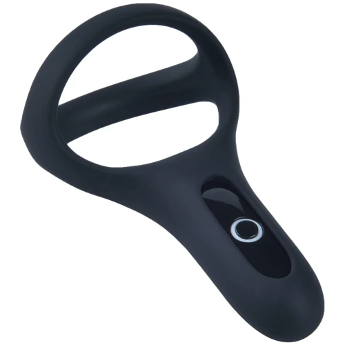 Двойное эрекционное кольцо Magic Motion Fun Town Rise Black, управление со смартфона