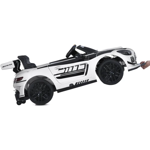 Дитячий електромобіль Bambi Mercedes-Benz AMG GT3 білий (M 5112EBLR-1)