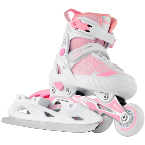 Ролики-коньки Action 2 в 1 Riply Pink размер 29-32 (153B5/2IN1PINK29-32)