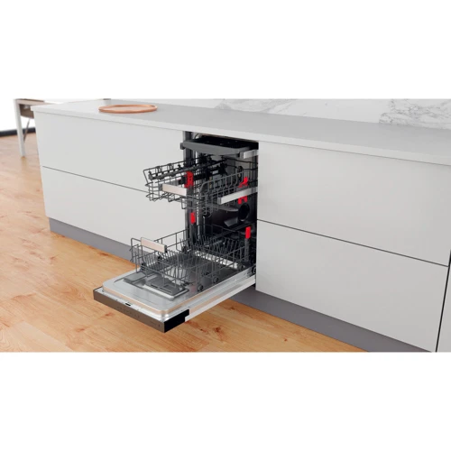 Встраиваемая посудомоечная машина Whirlpool WSBO 3O23 PFX: Вместимость (комплектов) 10