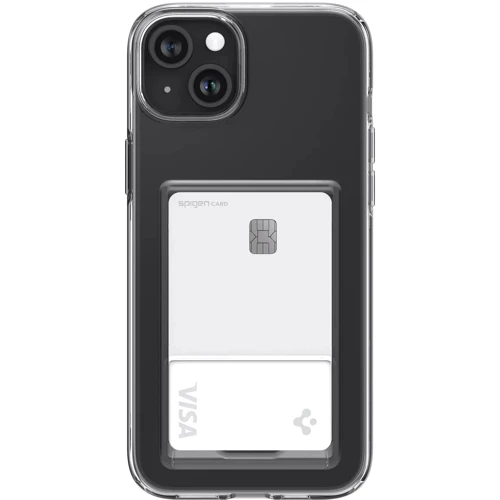 Чехол для iPhone Spigen Crystal Slot Crystal Clear (ACS06667) for iPhone 15 Plus: Цвет прозрачный