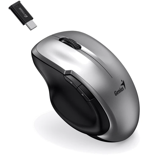 Мишка Genius Ergo 8200S Type-C Receiver, Silver (31030029404): інтерфейс підключення USB-C
