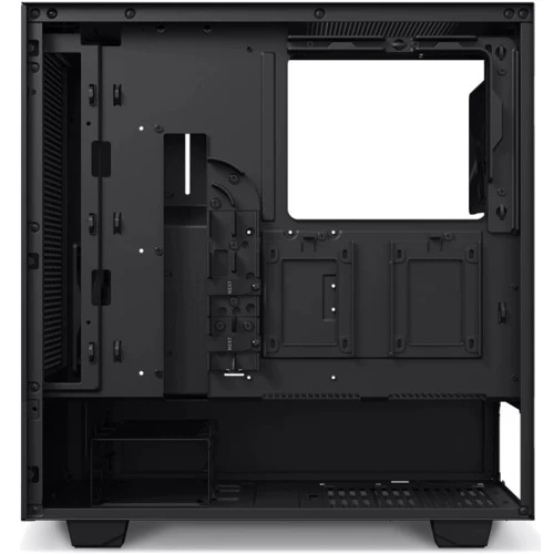 Корпус NZXT H510 Flow Black (CA-H52FB-01): Матеріал передній панелі метал