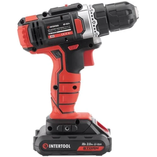 Шуруповерт акумуляторний INTERTOOL WT-0314: Харчування від акумулятора