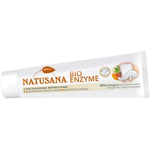Natusana Bio Enzyme Зубна паста Біо Ензим 100 ml: Об'єм, мл 100