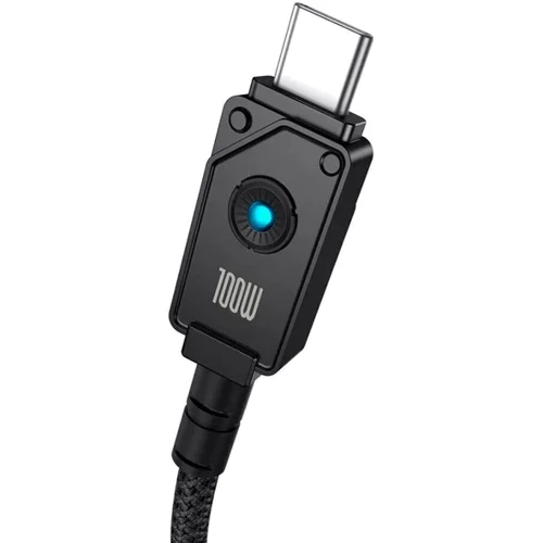 Кабель Baseus Cable USB-C to USB-C Unbreakable Series Fast Charging 100W 2m Black (P10355800111-01) фото 3