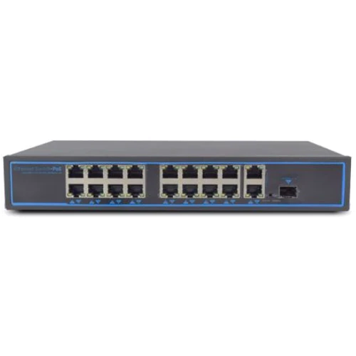 Сетевой коммутатор Atis PoE-1018-16P-1S/250m: Тип Коммутатор неуправляемый