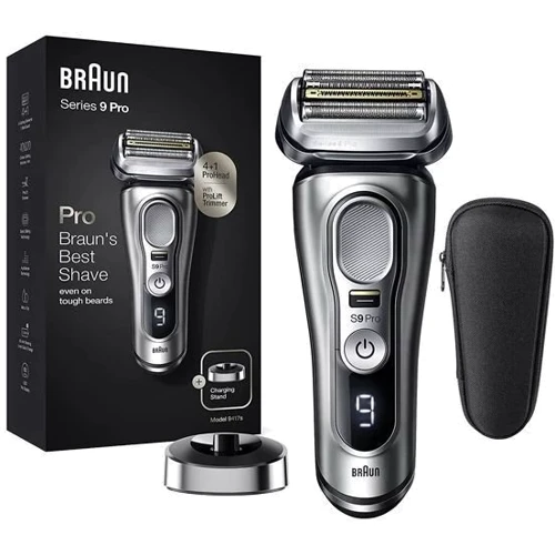 Электробритва Braun Series 9 Pro 9417s: Возможность влажного бритья есть