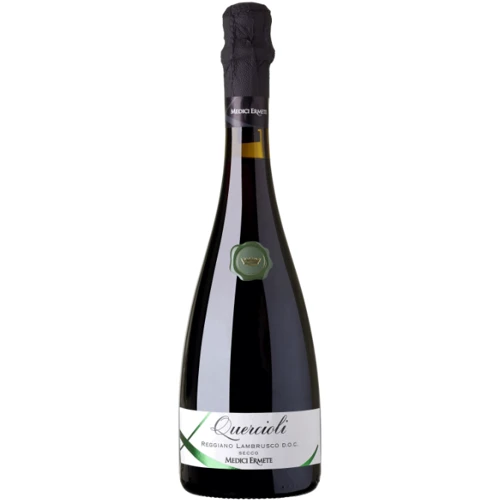 Ігристе вино Medici Ermete Quercioli Lambrusco Reggiano Frizzante DOC червоне сухе 11% (0.75 л) (MAR8004810260489)