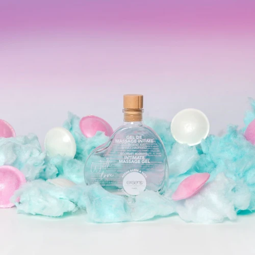 Массажное масло EXSENS With Love Cotton Candy 50 мл (разогревающее, без сахара, съедобное)