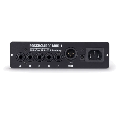 Педалборд Панель для педалборда ROCKBOARD MOD 1 V2 All-in-One TRS & XLR, IEC & Barrel Patchbay