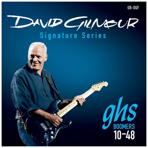 Струна для гитар Набор струн для электрогитары GHS Strings Boomers David Gilmour Blue Signature