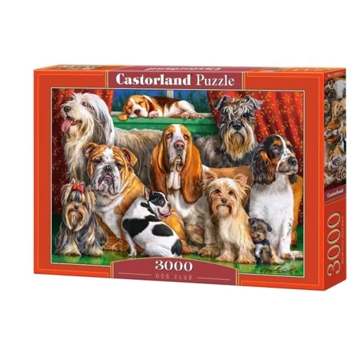 Пазлы Castorland 3000 Собачий клуб C-300501: Производитель CASTORLAND