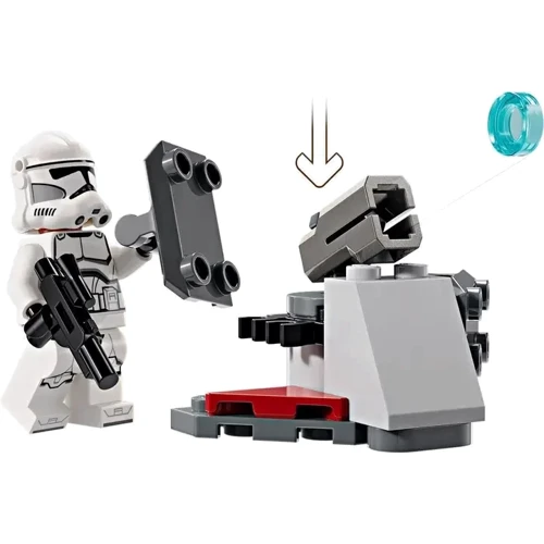 Конструктор LEGO Star Wars Клоны-пехотинцы и Боевой дроид. Боевой набор 215 деталей (75372) фото 4