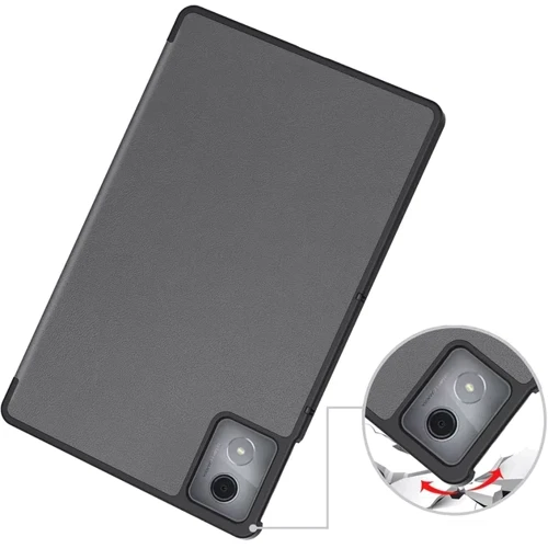Аксессуар для планшетных ПК BeCover Smart Case Gray for Lenovo Tab K11 Plus TB-352F (711851): Материал Искусственная кожа + TPU