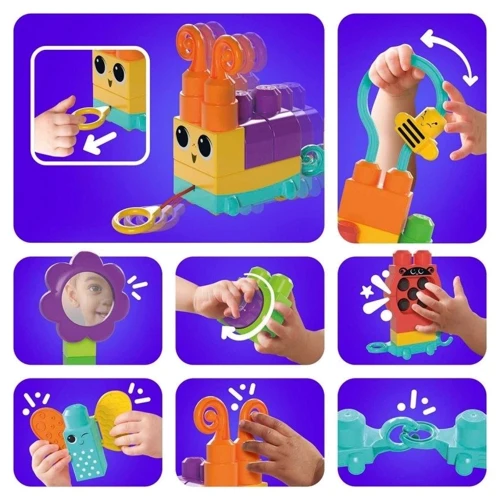 Конструктор Mega Bloks Гусеница 30 деталей (HKN44)