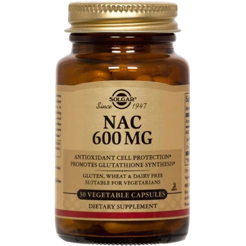 Solgar NAC 600 mg 30 Vegetable Capsules