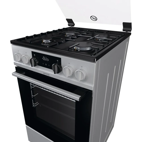 Плита комбинированная Gorenje MEKS512S: Управление механическое, электронное