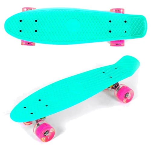 Пенни борд Best Board бирюзовый 55 см (6060)