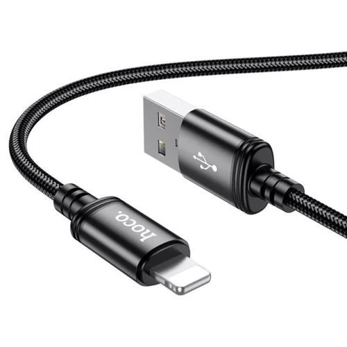 Кабель Hoco USB Cable to Lightning X91 Radiance 2.4A 3m Black