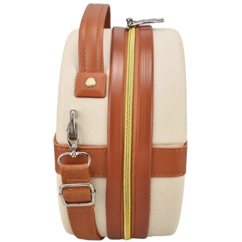 Бьюти-кейс Semi Line 5L Ecru/Brown бежевый/коричневый (T5670-1): Фактура Матовая