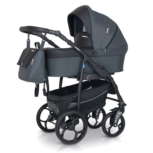 Універсальна коляска 3 в 1 Verdi Max Plus 9023-VMP-01, 01, графіт
