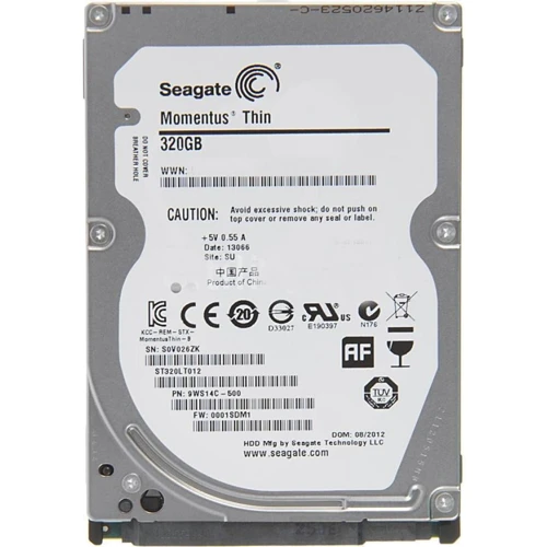 Внутрішній жорсткий диск Seagate 320GB ( 1KJ15C-899 / ST320LM010-WL-FR )