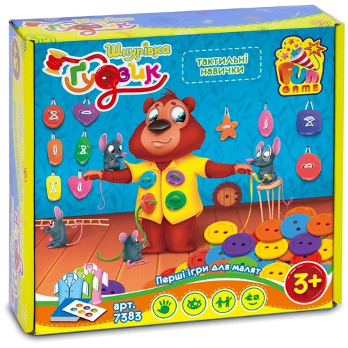 Настольная игра Fun Game Шнуровка и пуговица (7383)