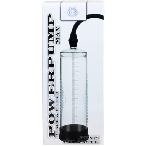Вакуумная помпа BOSS Power Pump Black&Clear MAX Penis Enlarger