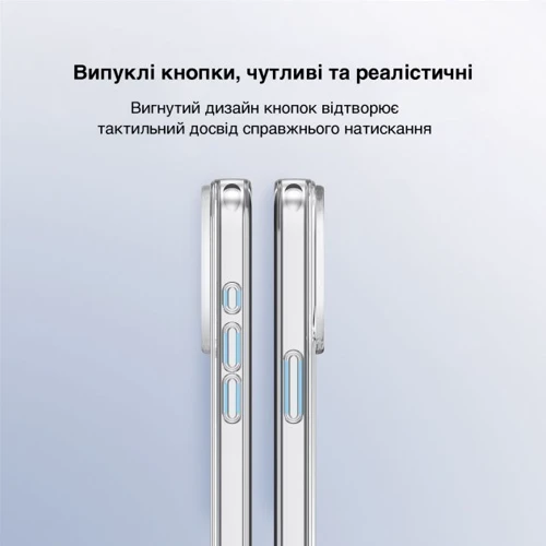 Чехол для iPhone VOKAMO Sdouble MagSafe Transparent for iPhone 15 Plus (NVK010805) фото 6