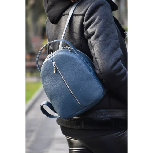 Женский рюкзак ARTiS Bags синий (1727920): Фактура Зернистая, Матовая