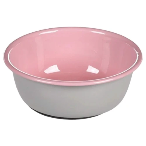 Емальована миска Flamingo Nell Oval для котів (59145): Матеріал Металл