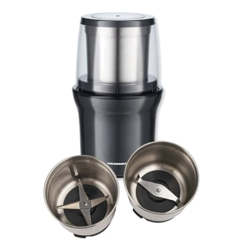 Кофемолка Heinner HCG-200DGIX2: Резервуар для молотого кофе Есть