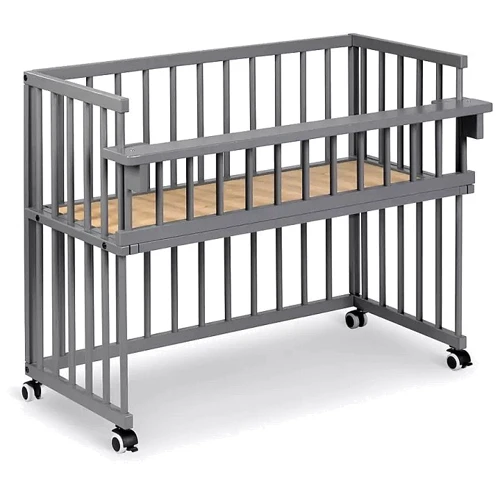 Приставная кроватка Klups PICCOLINO 90х40 см серая: Тип приставная