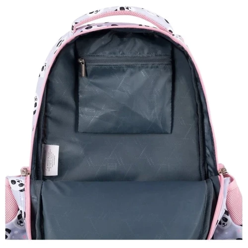 Рюкзак школьный St.Right Grey Panda (655272): Спинка Ортопедическая (анатомическая)
